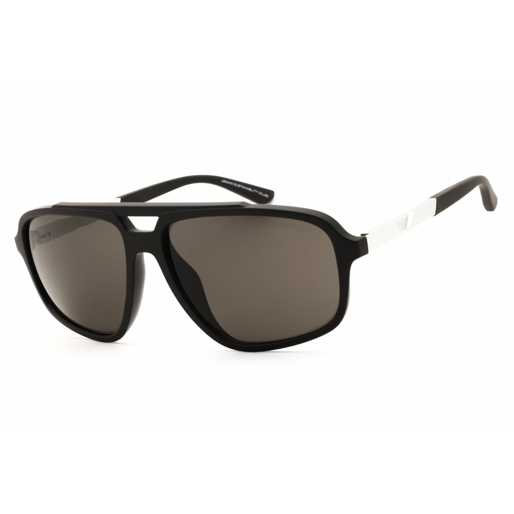 Emporio Armani EA4236U Sunglasses Dark Brown Rectangular